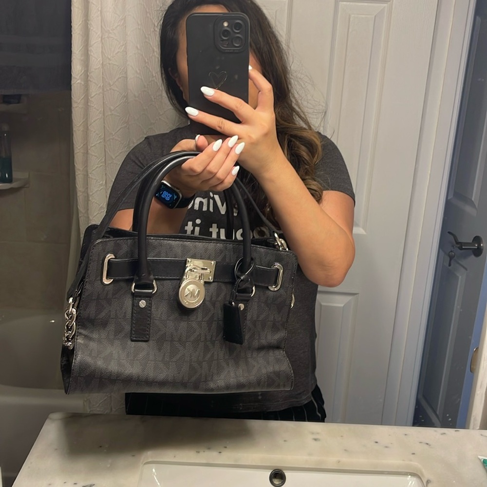 Michael Kors Hamilton Logo Satchel